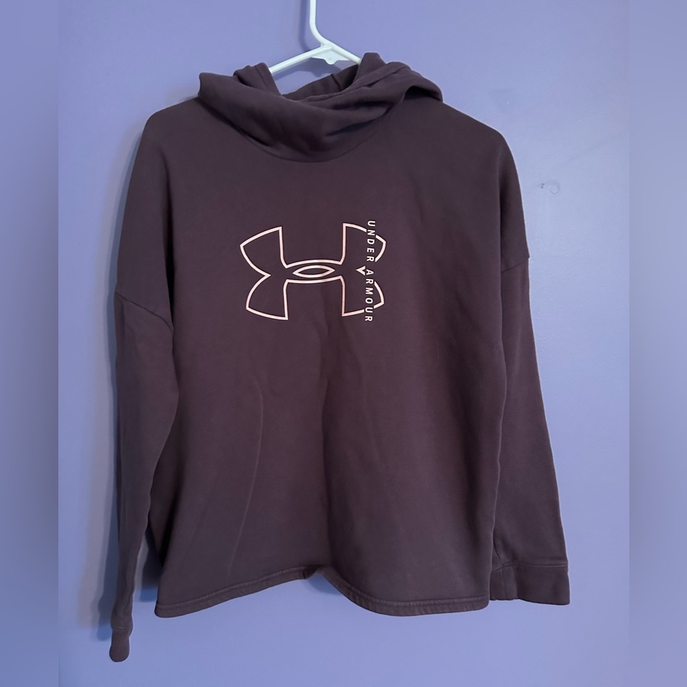 Purple Under Armour PullOver Hoodie